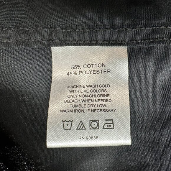 University Of Kentucky Shirt Mens M Embroidered Black Button-Down Port Authority - Picture 5 of 7